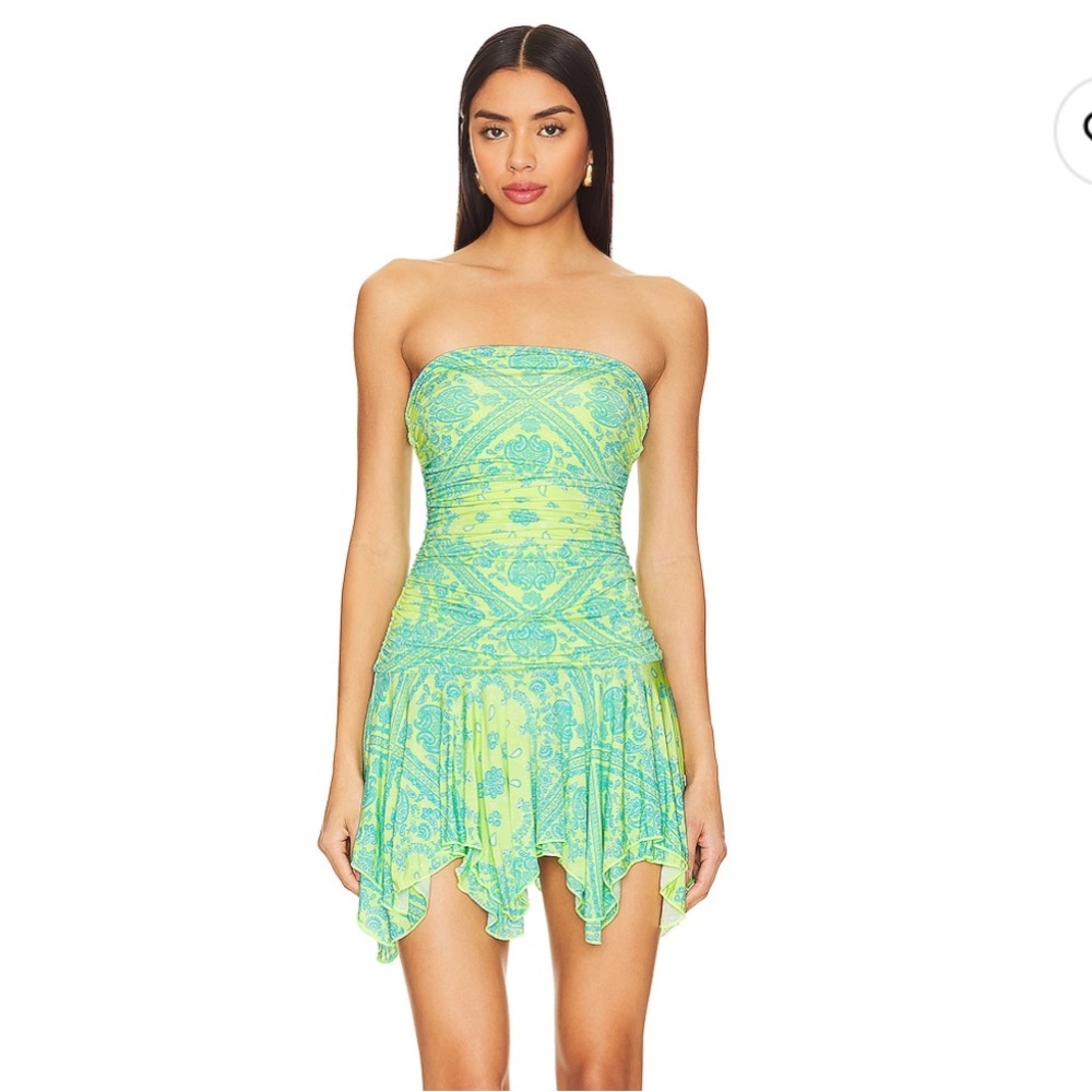 REVOLVE Lovers and Friends Strapless Dress